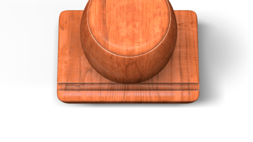 (4K) Wood Stamp Top Secret 1